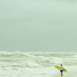 lone surfer by Laura Fasulo
