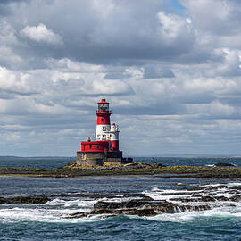 Longstone Lighthouse #1 by Shirley Mitchell