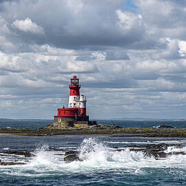 Longstone Lighthouse #2 by Shirley Mitchell