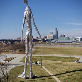 Looking Up Sculpture with Omaha  by Mary Lee Dereske