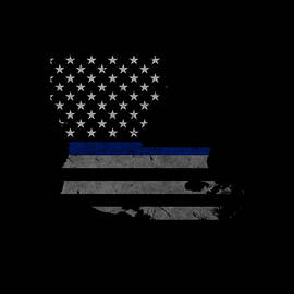 Louisiana Police Thin Blue Line by Flippin Sweet Gear