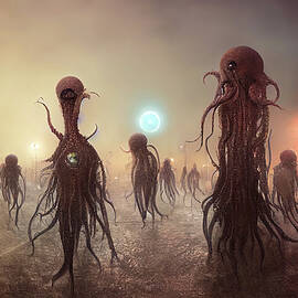 Lovecraftian Street Parade by Ron Weathers