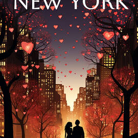  Love's Enchanting Path - New York by John Garner