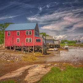 Low Tide in Cape Porpoise by Penny Polakoff