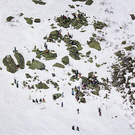 Lunch Rocks, Tuckerman Ravine.  by Jeff Sinon