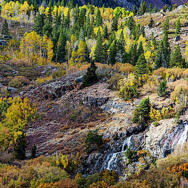 Lundy Canyon with Waterfall by Kelley King