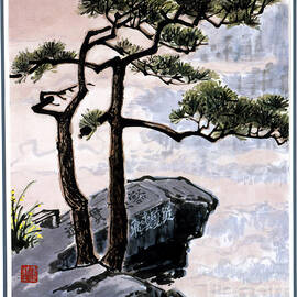 Lushan Mountain - Stones and Pines by Wu Jiankun