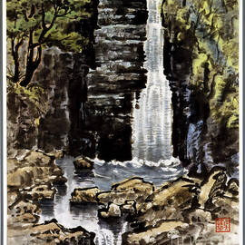 Lushan Mountain - Yellow Dragon Pool by Wu Jiankun