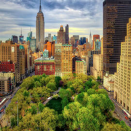 Madison Square Park Aerial View by Susan Candelario