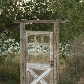 Madrid New Mexico Gate by Mary Lee Dereske