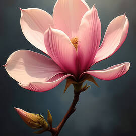 Magnolia Wall Art Vintage Oil Painting by Nature Oil Painting