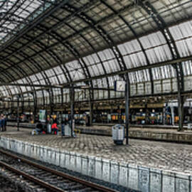 Main Train Station Amsterdam by Tommy Farnsworth