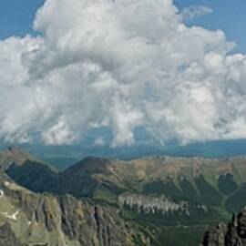 Majestic Mountain Range Under Clouds by Robert Grac