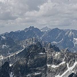 Majestic Snow-Capped Mountain Range by Robert Grac