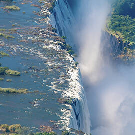 Majestic Victoria Falls Cascade by Marcy Wielfaert