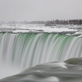 Majestic Winter View of Niagara Falls in Ontario, Canada 2 by John Twynam