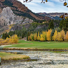 Mammoth Rock - A Fall Snowcreek Golf View by Bonnie Colgan