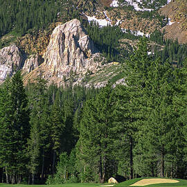 Mammoth Rock Landmark, Sierra Star Golf, Ninth Hole by Bonnie Colgan