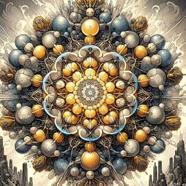 Mandala with Spheres by Colin Hardman