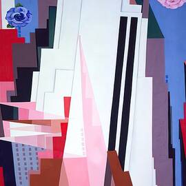 Manhattan by Georgia O'Keeffe by Georgia O'Keeffe