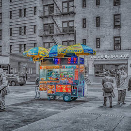Manhattan Street Vendor by Penny Polakoff