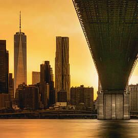 Manhattan Sunset by DEE POTTER