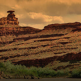 March 2024 Mexican Hat Twilight by Alain Zarinelli