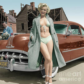 Marilyn and the Pontiac by Franchi Torres