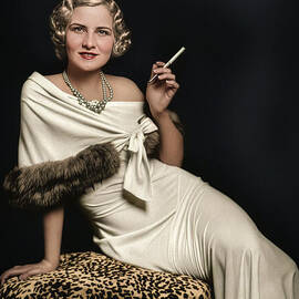 Marilyn Miller 1927 - The Broadway Legend - Fine Art Restoration and Colorization by Franchi Torres