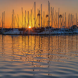 Marina at Sunset by Alison Frank