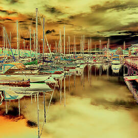 Marina, Olympia Wa by Bruce Block