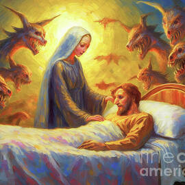 Mary Pray For Us by Macro Abundance