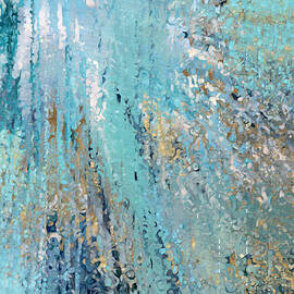 Matthew 4 4. Live By The Word of God. Abstract Christian Wall Art by Mark Lawrence