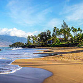 Maui Hawaii Kamaole Beach Park Panorama Photo by Paul Velgos