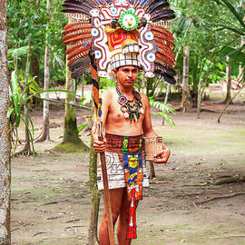 Mayan ceremonial hat, Tikal, Guatemala by Tatiana Travelways