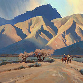 Maynard Dixon paintings - Climbing Shadow 1943-44 by Maynard Dixon