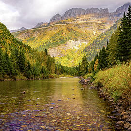McDonald Creek in Autumn by Richard DeYoung