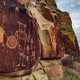 McKee Springs Warrior Panel and Scenery, Utah by Abbie Matthews