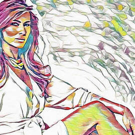 Melania Trump - First Lady by Antonios Valamontes