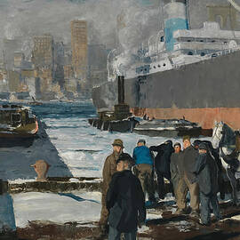 Men of the Docks by George Bellows by The Luxury Art Collection