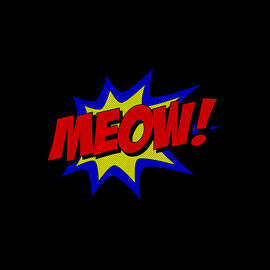 Meow Comic Book Cat by Flippin Sweet Gear