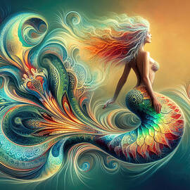 Mermaid's Manifestation by Bill and Linda Tiepelman