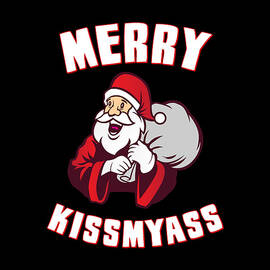 Merry Kissmyass Funny Christmas by Flippin Sweet Gear