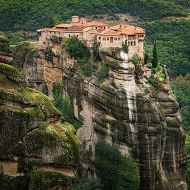 Meteora Monastery I by Rebecca Herranen