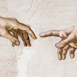 The Creation of Adam by Michelangelo