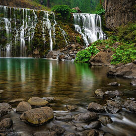 Middle McCloud Falls and Pool 2, California by Abbie Matthews