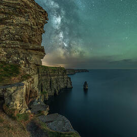 Milky Way at Cliffs of Moher, Co Clare by Adrian Hendroff