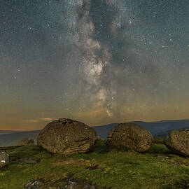 Milky Way Over Brockagh, Wicklow Mountains - Version 1 by Adrian Hendroff