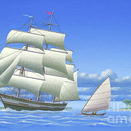 Millennium of Sailing in Marshall Islands - Schooner Victoria by Keith Reynolds