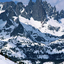 Minarets, Mammoth Mountain Ski Area, Chairlift 18,  Mammoth Lakes by Bonnie Colgan
